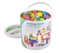 New Classic Toys Jeu Éducatif pour Enfants Baril de Cubes - Fantaisies - 100 pièces