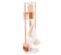 New Classic Toys Set de ménage en bois Woet® — balai, pelle et accessoires — Dès 3 ans