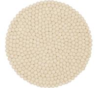 New Colours Boule de feutre pour siège rond Beige