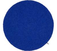 New Colours Tapis de boules de feutre Rond ø 300 cm Bleu