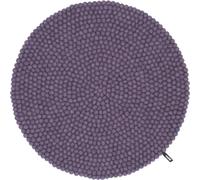 New Colours Tapis de boules de feutre Rond ø 50 cm Violet