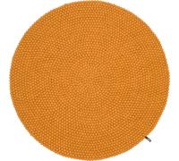 New Colours Tapis de boules de feutre Rond ø 70 cm Jaune