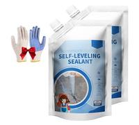 New Concrete Caulking Adhesive, Heavy-Duty Concrete Crack Repair Adhesive, 2025 Quick Drying Grouting Self-Leveling Sealant, for Outdoor Use (2pcs)