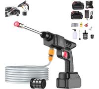 New Cordless Portable Pressure Washer,Multi-Function High Pressure Water Blasters,Battery Powered Pressure Washer,Handheld Electric Power Washers for Car, Home, Garden Cleaning (2 Batteries)