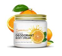 New Cover Summer Orange Déodorant pour le corps - Contrôle des odeurs 24 h, parfum hydratant d'agrumes, poudre douce invisible, fraîcheur toute la journée pour les peaux sensibles
