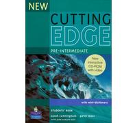 New Cutting Edge Pre-Intermediate – Livre de l'élève + CD-ROM – Pearson Longman