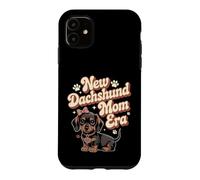 New Dachshund Mom Era Motif Maman Teckel Mignon Coque pour iPhone 11