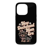 New Dachshund Mom Era Motif Maman Teckel Mignon Coque pour iPhone 13 Pro