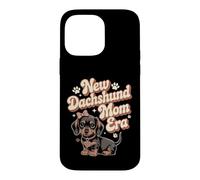 New Dachshund Mom Era Motif Maman Teckel Mignon Coque pour iPhone 14 Pro Max