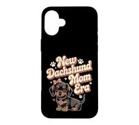 New Dachshund Mom Era Motif Maman Teckel Mignon Coque pour iPhone 16 Plus