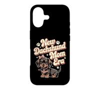 New Dachshund Mom Era Motif Maman Teckel Mignon Coque pour iPhone 17