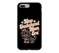 New Dachshund Mom Era Motif Maman Teckel Mignon Coque pour iPhone 7 Plus/8 Plus
