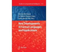 New Developments In Formal Languages And Applications