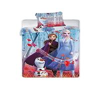 - Parure de lit Frozen - Housse de couette 140 x 200 cm + Taie 63 x 63 cm