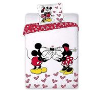 New Discount Parure de lit Minnie and Mickey Love en Polyester, Ensemble de couettes, 2 pièces, 140 x 200 cm, Polyester, 1 Count