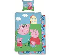 new discount Parure Housse de Couette Peppa Pig en Coton - 2 Pièces - 140 x 200 cm