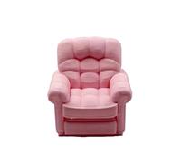 New Doll House Mini Sofa Decoration Decoration Miniature Home Decoration Simulation Accessories Personalized Decoration Creative Accessories Decompression Toys(Pink)