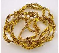 New Dolls House Miniature Christmas Tree Decoration Gold Xmas Tinsel 425