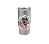New Doxie Parent Survival Club humour teckel Gobelet isotherme en acier inoxydable double paroi