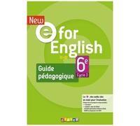 New E For English 6e A1>A2 - Guide Pédagogique