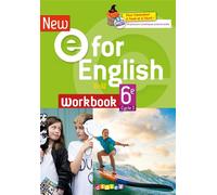 Mélanie Herment – New E For English 6ème – Cahier d'anglais – Éd.2021 – Broché