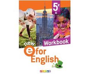 NEW E For English - Anglais 5e Ed. 2022 - Workbook Mélanie Herment (Auteur), Pascaline Gouyette (Auteur), Astrid Beffara (Auteur), Laura Cursat (Auteur), Carine Fauvert (Auteur), Anna Guill (Auteur), 