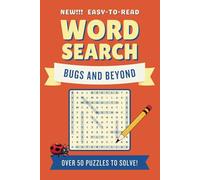 New Easy to Read Word Search - Bugs and Beyond: Over 50 Puzzles to Solve about Bugs, Ants, Bees, and more | for Adults, Seniors, and Teens | 6x9 ... Gift for Vacations, Holidays, and Free Times