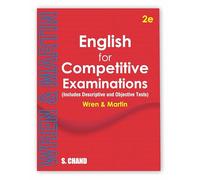 New Edition - Wren & Martin English for Competitive Examinations 2025 - 2026 (Includes Descriptive and Objective Tests) 2nd Latest Edition | English Grammar, Vocabulary (Vocab), Idioms & Phrases | UPS