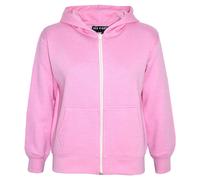 New Enfants Filles Garçons Unisexe Uni Fleace Capuche Fermeture Éclair Style 1st