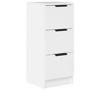 *NEW Enfilade Commode intérieure - Buffet Blanc 30x30x70 cm Classique - Bois d'ingénierie CL21606