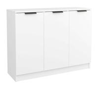 *NEW Enfilade Commode intérieure - Buffet Blanc 90,5x30x70 cm Classique - Bois d'ingénierie CL84532