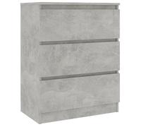 *NEW Enfilade Commode intérieure - Buffet Gris béton 60x35x76 cm Classique - Bois d'ingénierie CL31142