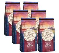 New England Coffee Bold Decision - Lot de 6 sachets de café de terre de 10 onces