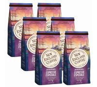 New England Coffee Espresso Especiale - Café moulu lisse et corsé torréfié foncé - Sac de 300 ml (lot de 6)