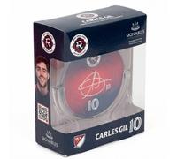 New England Revolution Carles Gil #10 Ballon de foot Objet de collection 14 cm 850056417990 Taille:taille unique