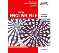 New English File – Elementary – Cahier d'exercices – Cours d'anglais en 6 niveaux – Sans corrigé