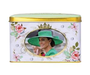 New English Teas Boîte à thé Catherine, princesse de Galles avec 40 sachets de thé English Breakfast