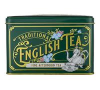 New English Teas Boîte à thé vintage victorienne avec 40 sachets de thé anglais