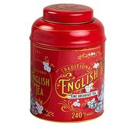 New English Teas Boîte de 240 thés anglaises Style victorien Rouge