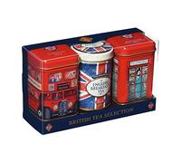 New English Teas Icons of London Ensemble de 3 Boîtes à Thé Miniture, 70 g