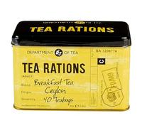 New English Teas Tea Rations Tea Tin with English Breakfast teabags