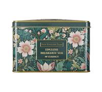 New English Teas Thé Anglais du Matin Boîte Victorian Garden 40 Sachets | Thé de Ceylan Pur, Boîte Florale Inspirée William Morris, 40 Sachets de Thé