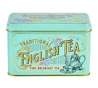 New English Teas Vintage Victorian Tea Tin with 40 English Breakfast teabags