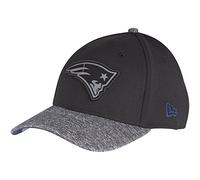 New Era 39Thirty Cap - Grey New England Patriots Noir