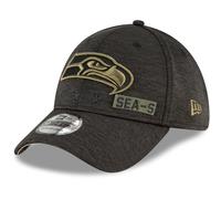 New Era Seattle Seahawks 39thirty Cap Salute to Service 2020 Black - L-XL
