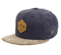 New Era 59fifty Basecap Hexagon Patch Heather Indigo/Brown Suede - 7 1/2-60cm