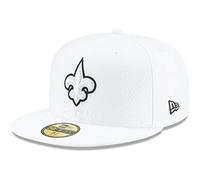 New Era 59Fifty Cap - Platinum Sideline New Orleans Saints