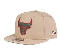 New Era 9Fifty Snapback Cap - Chicago Bulls Camel Vert Rouge