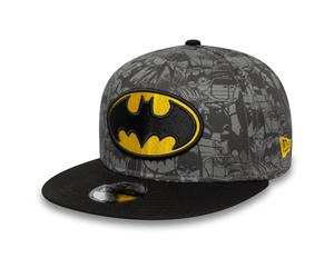 New Era 9Fifty Snapback Enfants Cap - Batman Graphite