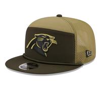 New Era 9fifty Split Panel Cap - Salute Carolina Panthers